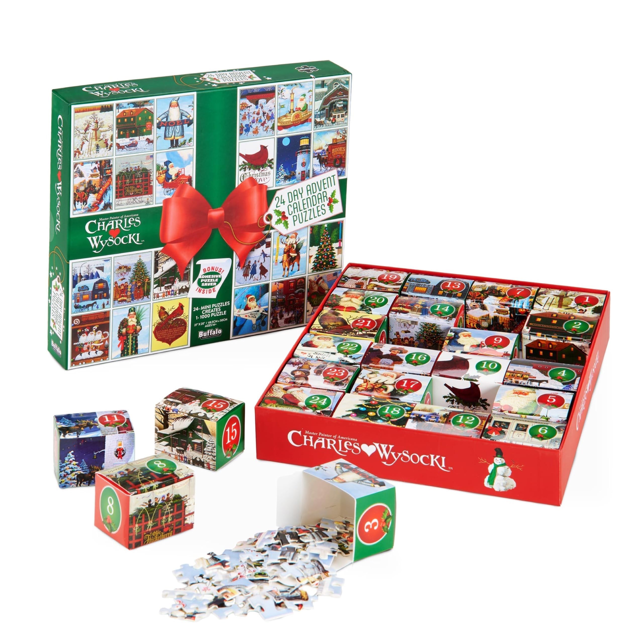 Amazon.com: Buffalo Games - Charles Wysocki - 24 Days of